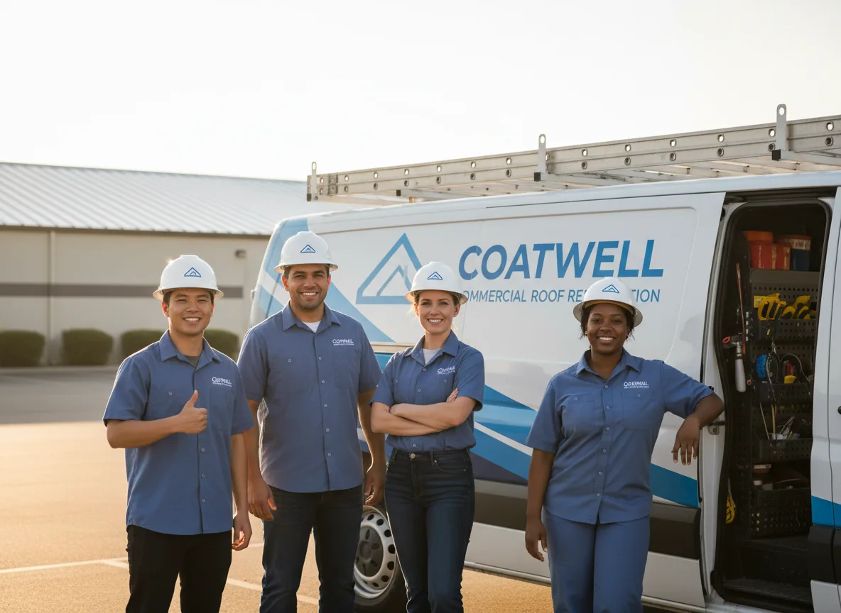 Commercial roof coating company in Waverly, IL